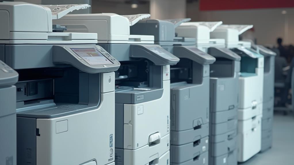 copier brand feature comparisons